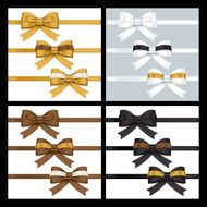 colorful gift bows with ribbons N3