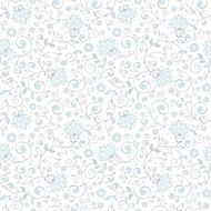 Ornamental floral seamless pattern N3