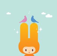 Morning song (vector) N2