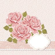 floral background with roses N11