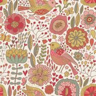 Birds in flowers N9