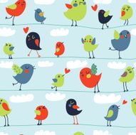 Cartoon Birds N18