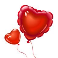 Balloons in the shape of heart N2
