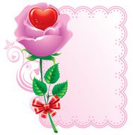 Heart in the rose