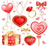Design Elements for Valentine&#039;s Day N2