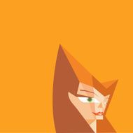 Manga woman (vector)