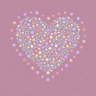 Background with heart N18