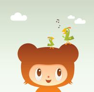 bird song bear character N2