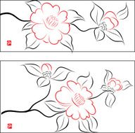 Red camellia