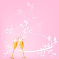 Wedding Champagne Background