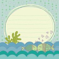 Kissing Fish Border N2