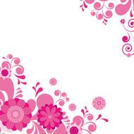 floral frame N224