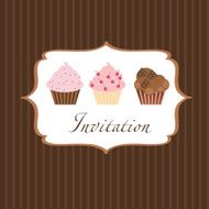 cupcake invitation background N3