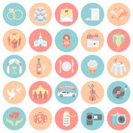 Round Wedding Icons N2