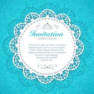 Vintage invitation card N133