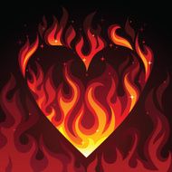Burning heart N25