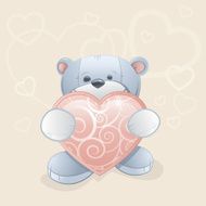 Teddy Bear And A Heart