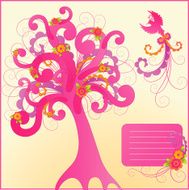 Cute floral design elements