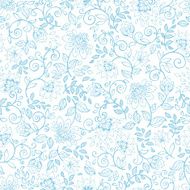 Seamless pattern with decorative flowers N21