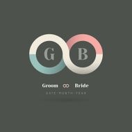 Infinity Symbol Wedding Invitation N2