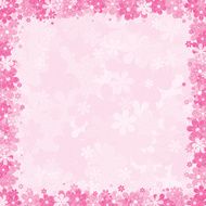 Pink floral background N7