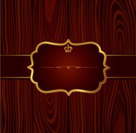 invitation vintage label vector frame N6