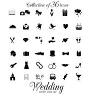 Wedding icon isolated on white background N3