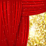 red curtain N8