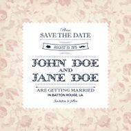 wedding invitation N234