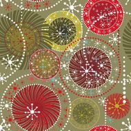 Holidays Winter pattern made with color graphics elements