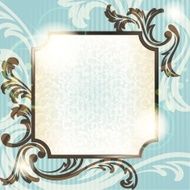 Vintage French retro background with transparencies