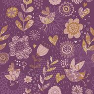 Romantic seamless pattern N52