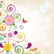 abstract floral background N131