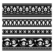 Seamless vector borders