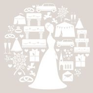 Wedding icon set N16