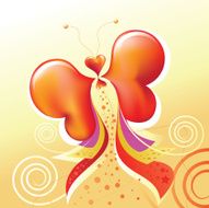 Butterfly heart N3