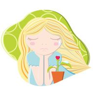 crying girl N14