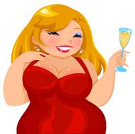 attractive curvy girl