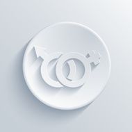 Vector light circle icon Eps10 N29