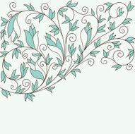 Floral background N1076