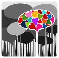 Love tree colors