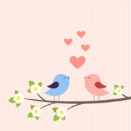 Couple of birds in love N3