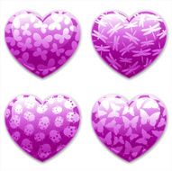 Valentine hearts set N3