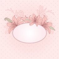 Vintage Floral Card N38