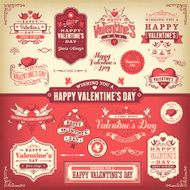 Valentine&#039;s day label set N5
