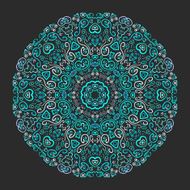 Beautiful aqua ornamental background N2