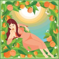 Apricot girl