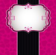 pink valentine background with many hearts N2