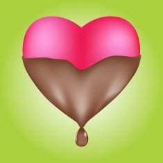 Chocolate Dipped Heart