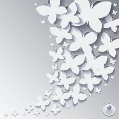 Abstract butterfly background or card N3
